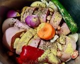 Foto del paso 1 de la receta: Fríjol🫘Cargamanto, con Paticas de Cerdo🐽en Olla Express...!