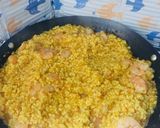 Foto del paso 5 de la receta: Paella sencilla de choros y gambas al vino blanco!