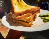A picture of step 6 of Pulled Chicken Sandwich.