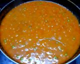 A picture of step 9 of Shahi paneer matar masala.