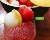 A picture of step 4 of Watermelon Punch Bowl.