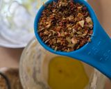 Foto del paso 3 de la receta: Fainá bien sabrosa, nutritiva en versión muy práctica 😋 Farinata bio 🫒 dedicada a Uruguay 🇺🇾♥️