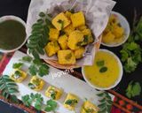 ખમણ ઢોકળાં (Khaman Dhokla Recipe In Gujarati) રેસીપી સ્ટેપ3ફોટો