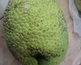 A picture of step 1 of Breadfruit Curry.