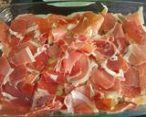 Foto del paso 4 de la receta: Pastel de pollo, jamón serrano, calabacín y quesos ✌
