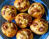 Hình bước làm 3 của món Bánh muffin chuối nồi chiên không dầu (nckd)