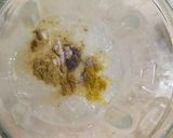 A picture of step 1 of Masala Lemon mint slush.