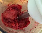 Pas rețetă Red velvet cu jeleu din fructe de padure 11 fotografie