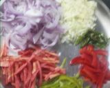 A picture of step 2 of Spicy sesame noodles.