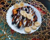 A picture of step 3 of Fruits Loaded French Toast.
