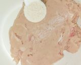 A picture of step 2 of Chicken szechuan kebab.