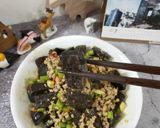 惹怒泰國人的皮蛋豬血糕打拋豬的食譜步驟5照片