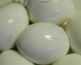 A picture of step 1 of Hot Garlic Eggs.