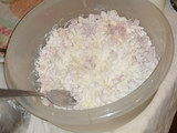 Fainá de queso y jamón