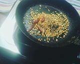 A picture of step 1 of Arachuvitta Rasam.