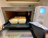A picture of step 10 of Baked Cheesecake & Peach Chardonnay Sauce.