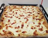 Pas rețetă Langoș unguresc la cuptor cu smântână și bacon 11 fotografie