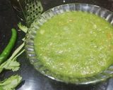 A picture of step 4 of Coriander Cilantro Sauce.