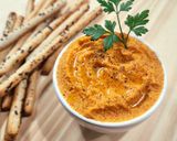 Foto del paso 4 de la receta: 🥕Caramelized carrot hummus by Hiroko🥕Hummus con zanahoria caramelizada (⚠️sin azúcar🚫) 🥕