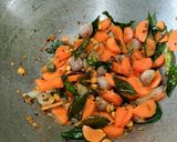 A picture of step 4 of Carrot Vermicelli Upma.