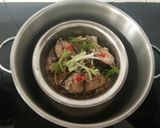 Hình bước làm 2 của món Cá cờ chưng tương