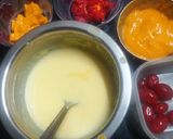 A picture of step 1 of Mango Custard.