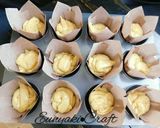 A picture of step 6 of Banana muffins #bakingfor kids.