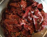 Baconbe tekert csirkemáj savanyú káposztával recept fázis 1 fotója