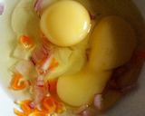 A picture of step 3 of Eggs in Sausage.