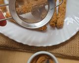 Foto del paso 9 de la receta: Churros saludables de copos de avena con canela y glicina 😋 al horno, sin azúcar, sin harina