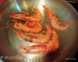 Foto del paso 3 de la receta Gambas de Palamós con vinagreta de verduras templada