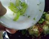 A picture of step 5 of Aloo kabab naan without oven serve with raita.