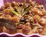 A picture of step 8 of Vegetables Qorma.