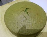 Foto del paso 13 de la receta: Pastel de té Matcha con frambuesas con los secretos del éxito