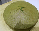 Foto del paso 13 de la receta: Pastel de té Matcha con frambuesas con los secretos del éxito