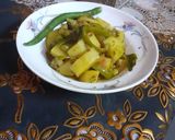 A picture of step 6 of SIMPLE and QUICK ALOO MATAR MASALA.