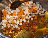 Csicseriborsó leves recept fázis 4 fotója