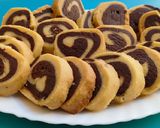 A picture of step 11 of Pinwheel Cookies 😍😍.