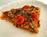 Foto del paso 9 de la receta Frittata de arroz con atún y champiñones