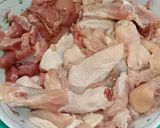 Foto langkah ke 1 dari resep Sayur Rebus Siram Ayam Pedas.