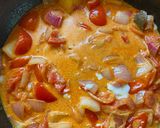 A picture of step 5 of Butter Chicken.