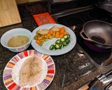 A picture of step 1 of Scrappy Soup.