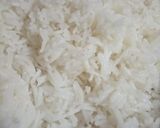 A picture of step 2 of Garlic rice.