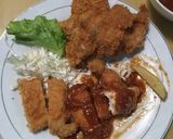 Foto langkah ke 4 dari resep Chicken Katsu with blackpepper sauce.