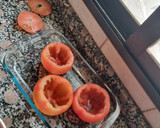 Foto del paso 1 de la receta: Tomates rellenos de carne y arroz
