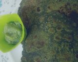 A picture of step 4 of Healthy palak parathey.