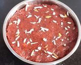 A picture of step 2 of Dragon fruit Burfi.