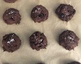 A picture of step 8 of Chocolatey black bean bites - vegan.