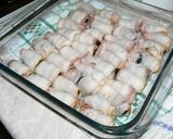 "Cserebogár" /baconbe csomagolt aszalt szilva/ recept fázis 1 fotója