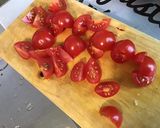 Une image de l'étape 4 de Laitue aux tomates cerises et bleu écossais.